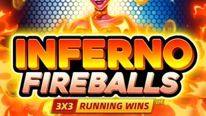 Inferno Fireballs slot game interface