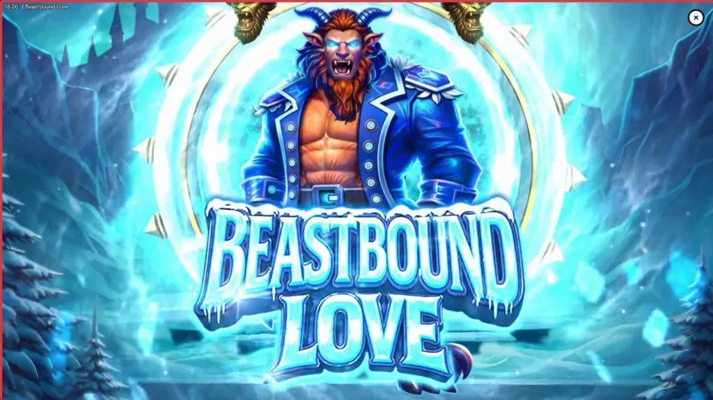 Tampilan visual slot Beastbound Love dengan tema fantasi gotik