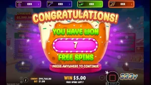 Tampilan visual ceria dari slot Candy Pop dengan simbol permen berwarna-warni.